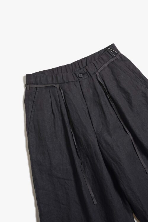 3TUCK CROP SHORT PANTS VINTAGE BLACK