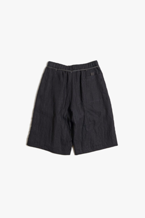 3TUCK CROP SHORT PANTS VINTAGE BLACK