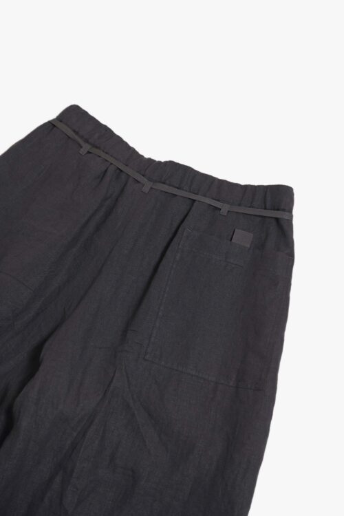 3TUCK CROP SHORT PANTS VINTAGE BLACK