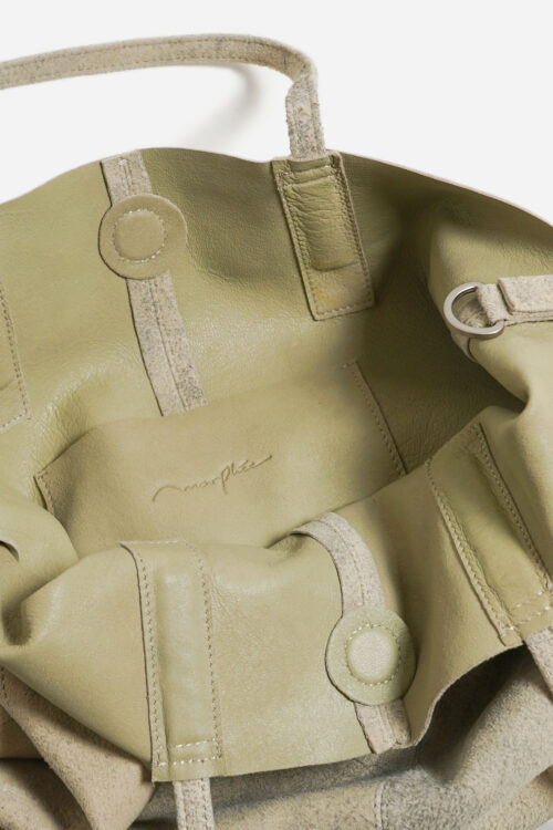3WAY MEDIUM TOTE ANTIQUE SUEDE ECRU
