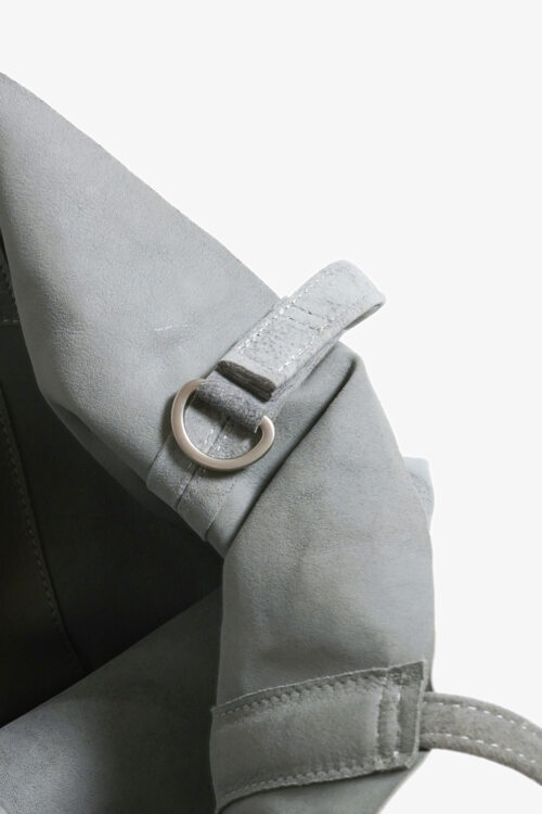 3WAY MEDIUM TOTE ANTIQUE SUEDE LIGHT GREY