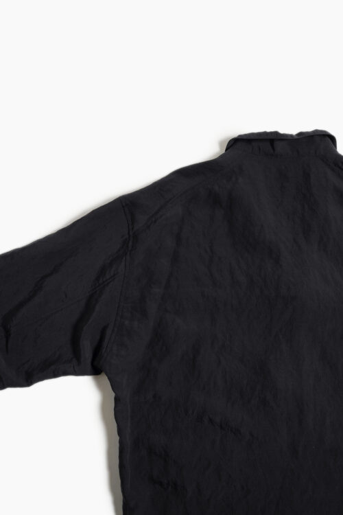 DRAPE CLOTH SHIRT JACKET BLACK