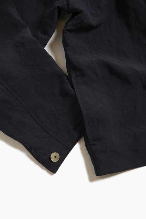 DRAPE CLOTH SHIRT JACKET BLACK
