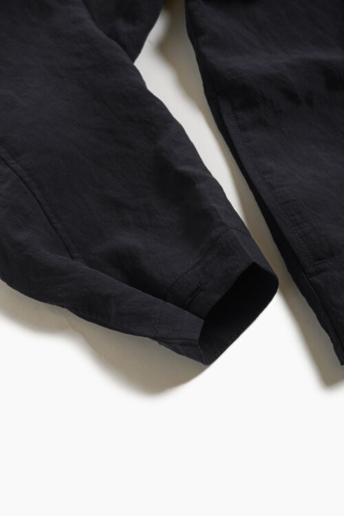 DRAPE CLOTH SHIRT JACKET BLACK