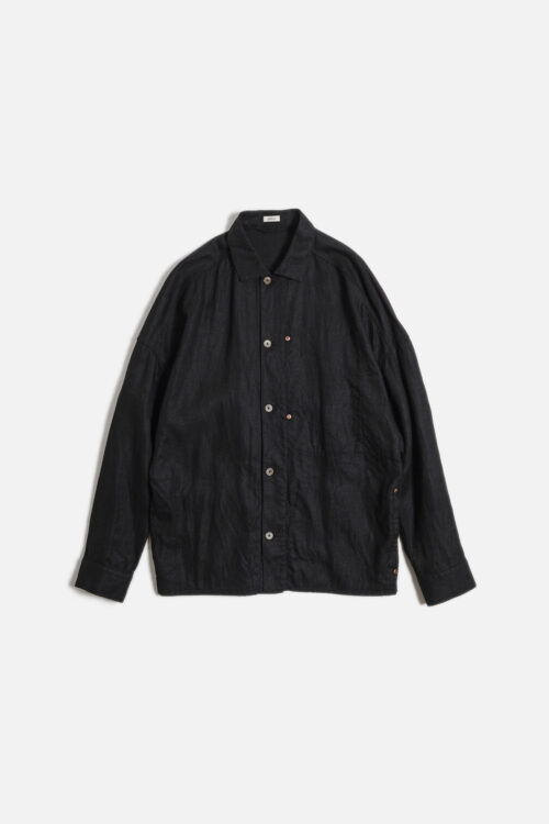 LINEN JACKET BLACK