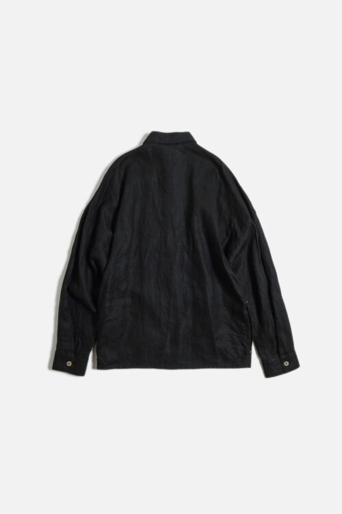 LINEN JACKET BLACK