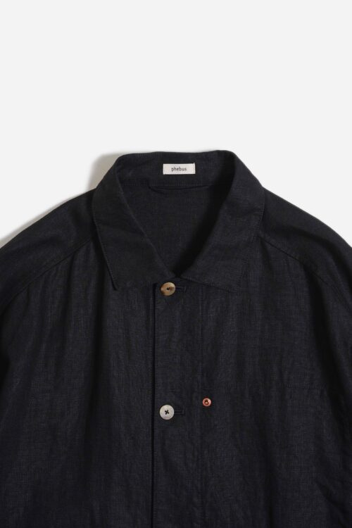LINEN JACKET BLACK