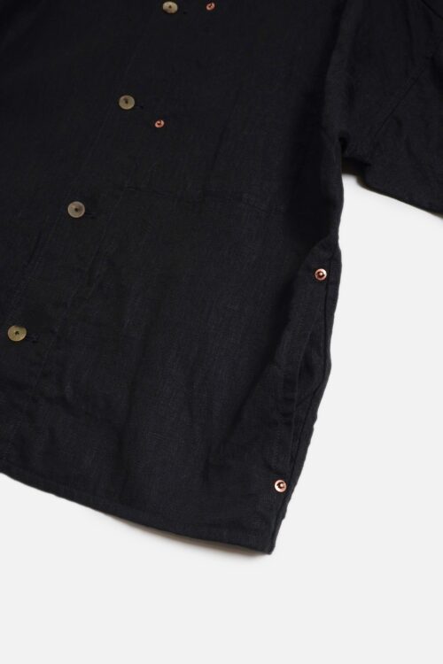 LINEN JACKET BLACK