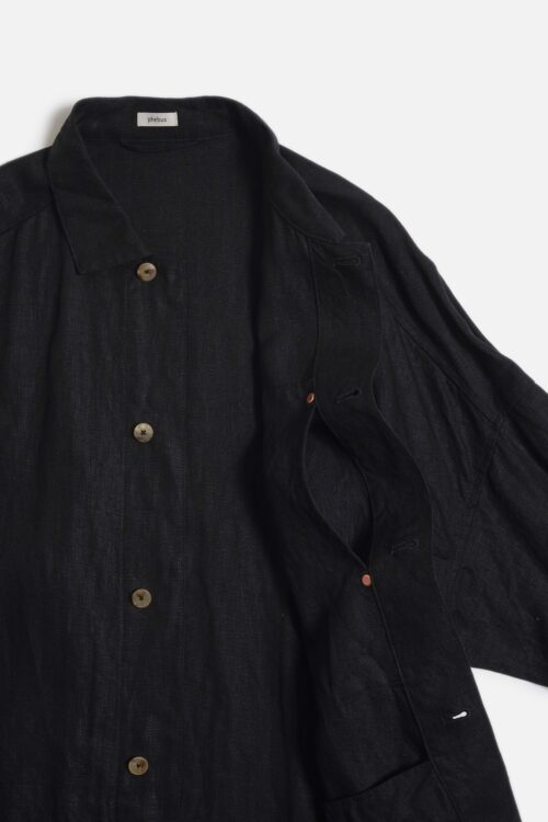 LINEN JACKET BLACK
