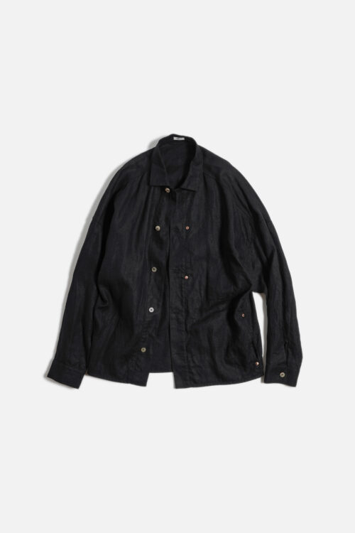 LINEN JACKET BLACK