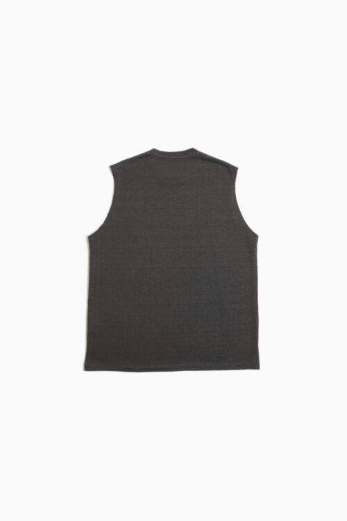 SLEEVELESS TOP - MAX HIGH COUNT HEMP JERSEY - BROWN
