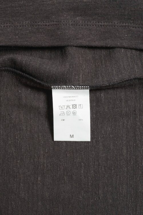SLEEVELESS TOP - MAX HIGH COUNT HEMP JERSEY - BROWN