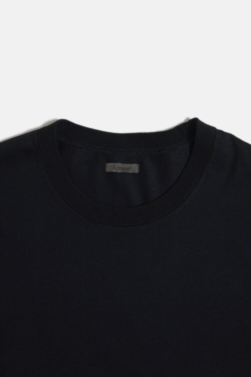 COTTON JERSEY S/S TEE BLACK