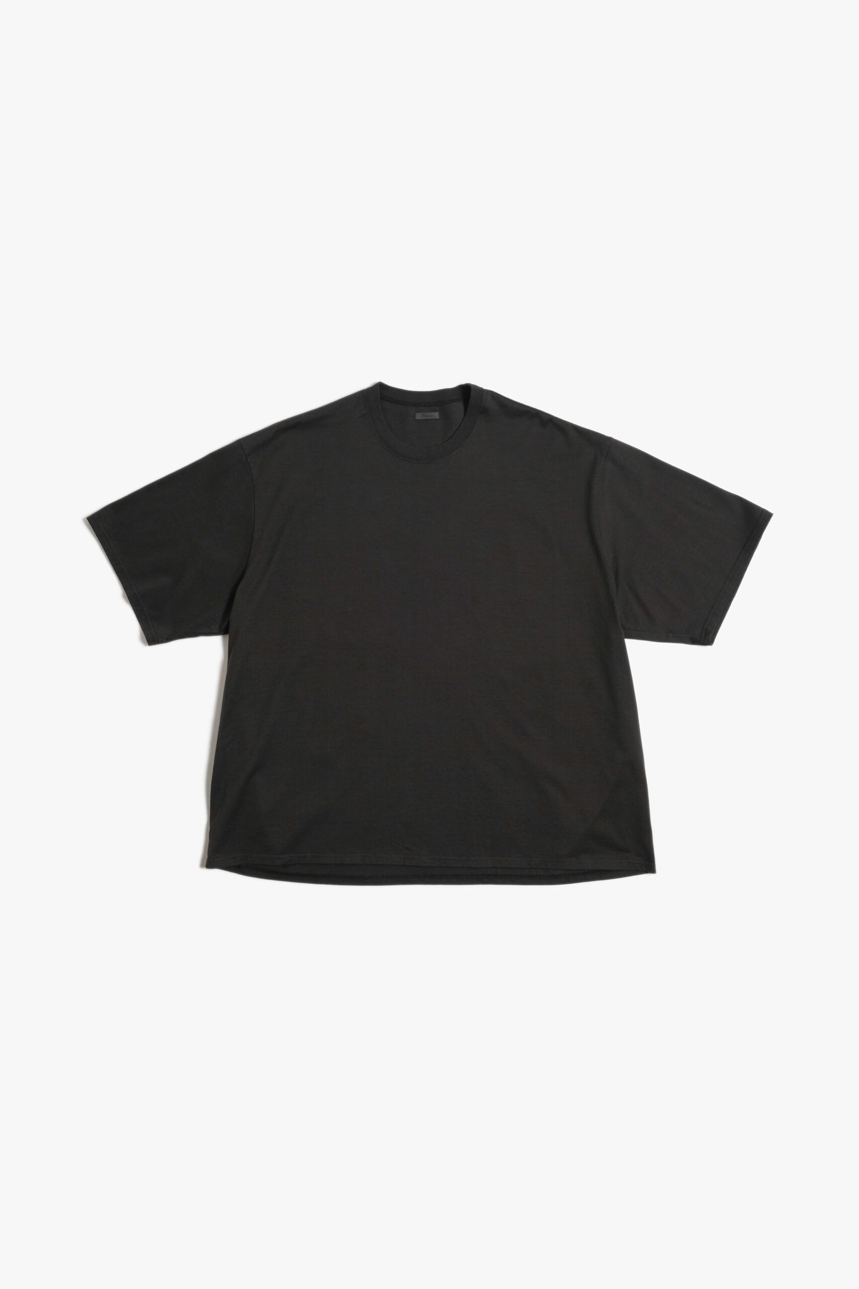 COTTON JERSEY S/S TEE CHARCOAL