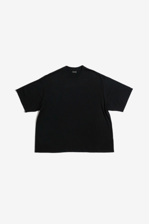 MERINO WOOL S/S TEE BLACK
