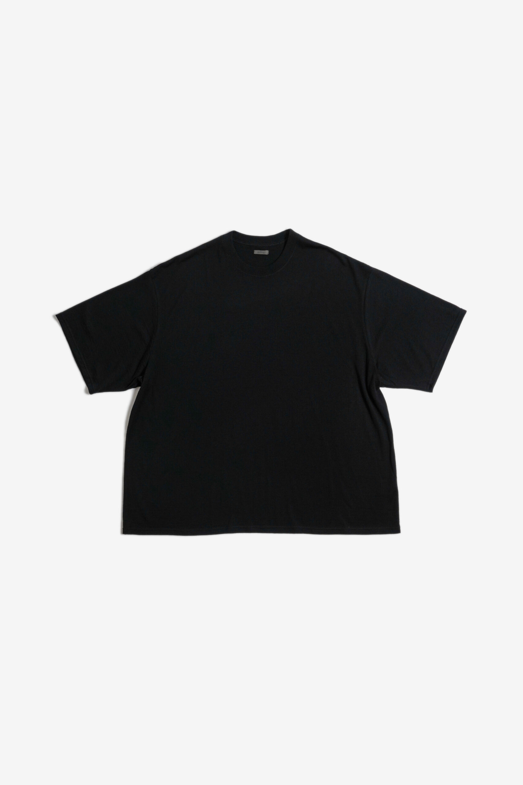 MERINO WOOL S/S TEE BLACK