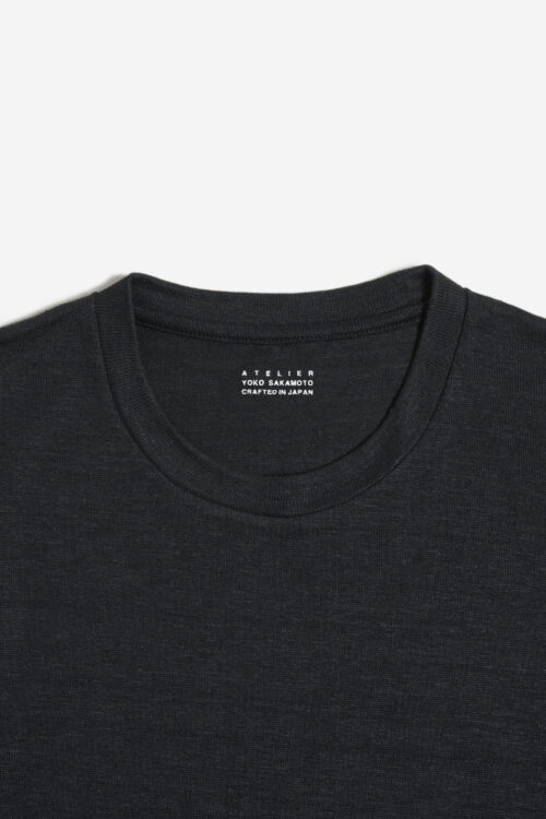 SLEEVELESS TOP - MAX HIGH COUNT HEMP JERSEY - BLACK