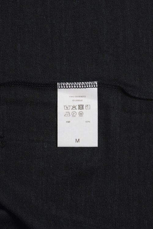 SLEEVELESS TOP - MAX HIGH COUNT HEMP JERSEY - BLACK
