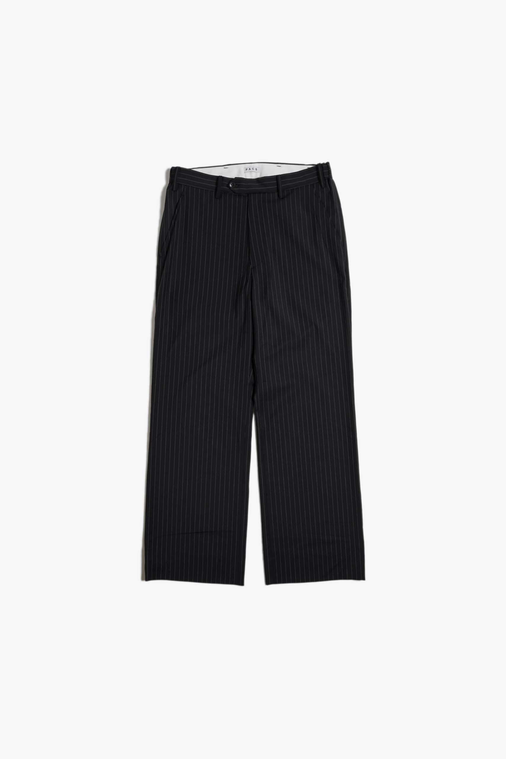 TROPICAL SLACKS BLACK STRIPE