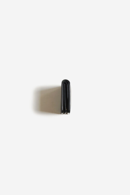 POST WALLET CORDOVAN  BLACK × BLACK
