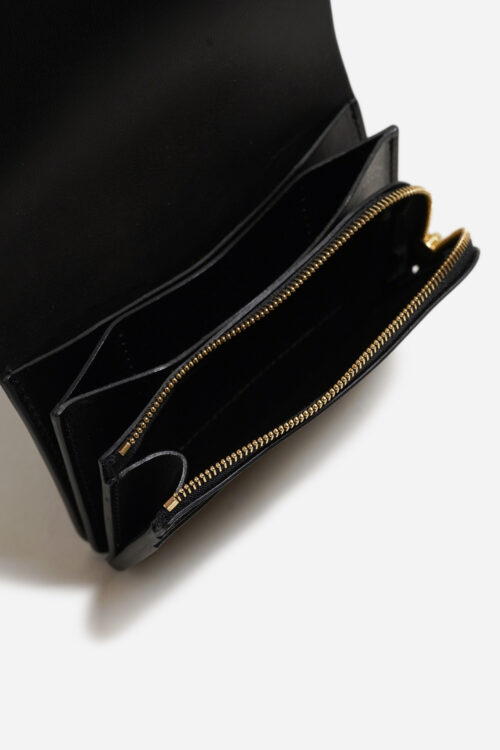 SHORT WALLET SERPENTINE BLACK × BLACK