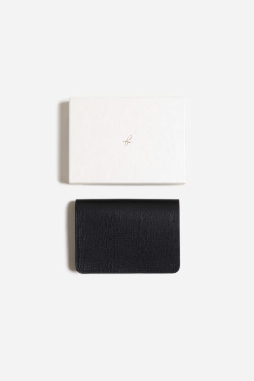 SHORT WALLET SERPENTINE BLACK × BLACK