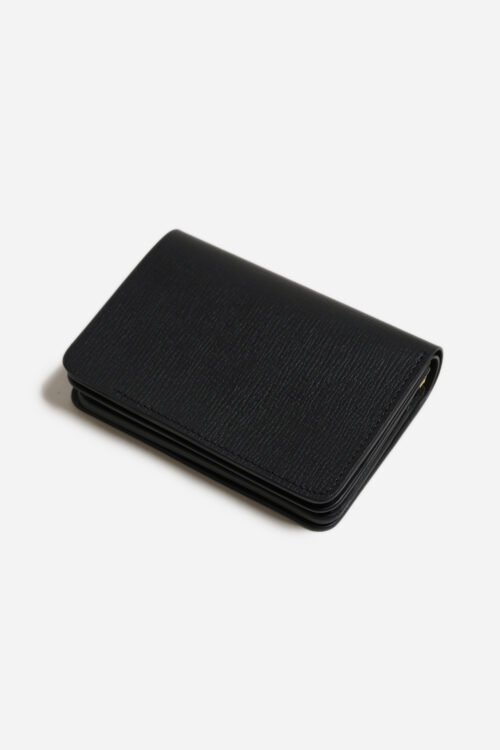 SHORT WALLET SERPENTINE BLACK × BLACK