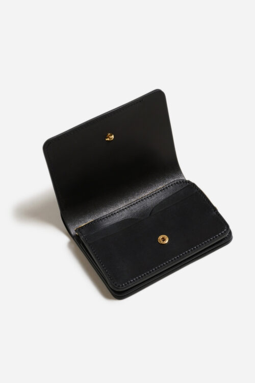 SHORT WALLET SERPENTINE BLACK × BLACK