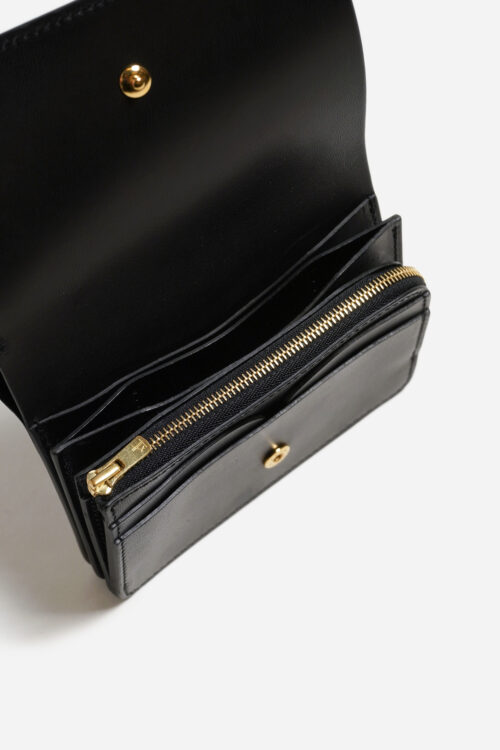 SHORT WALLET SERPENTINE BLACK × BLACK