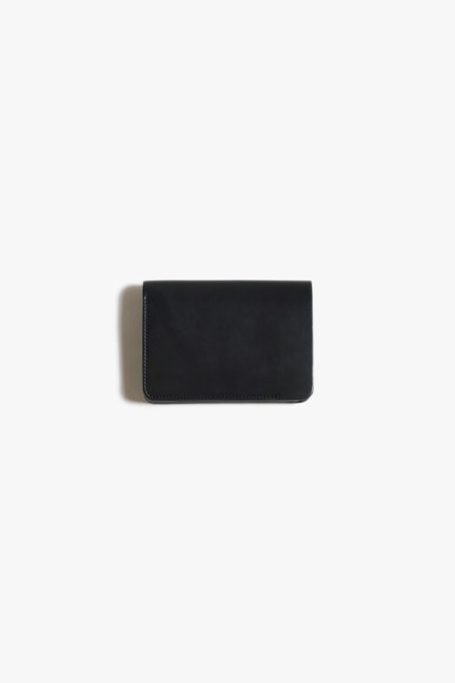 SHORT WALLET CORDOVAN  BLACK × BLACK