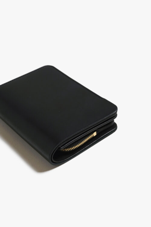 SHORT WALLET CORDOVAN  BLACK × BLACK