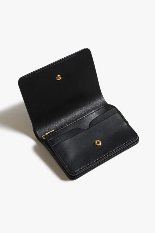 SHORT WALLET CORDOVAN  BLACK × BLACK