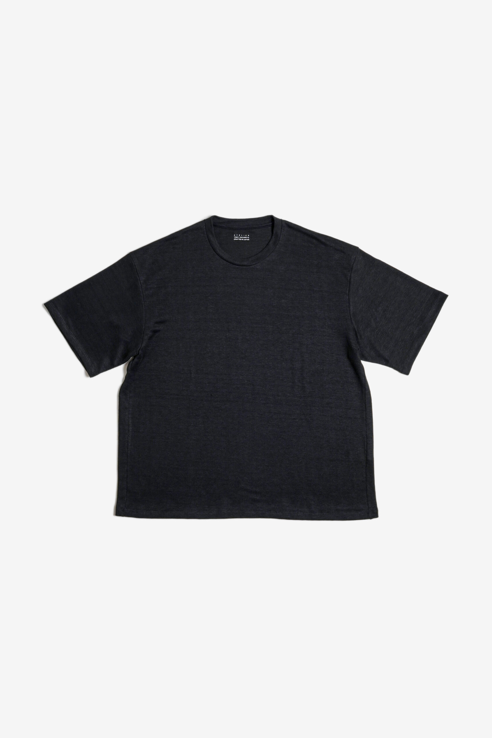 T-SHIRT - MAX HIGH COUNT HEMP JERSEY - BLACK