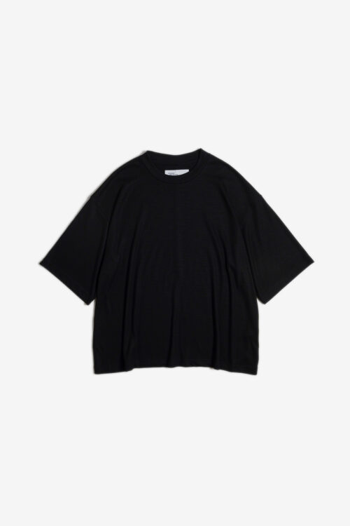 WOOL TEE S/S _260 BLACK