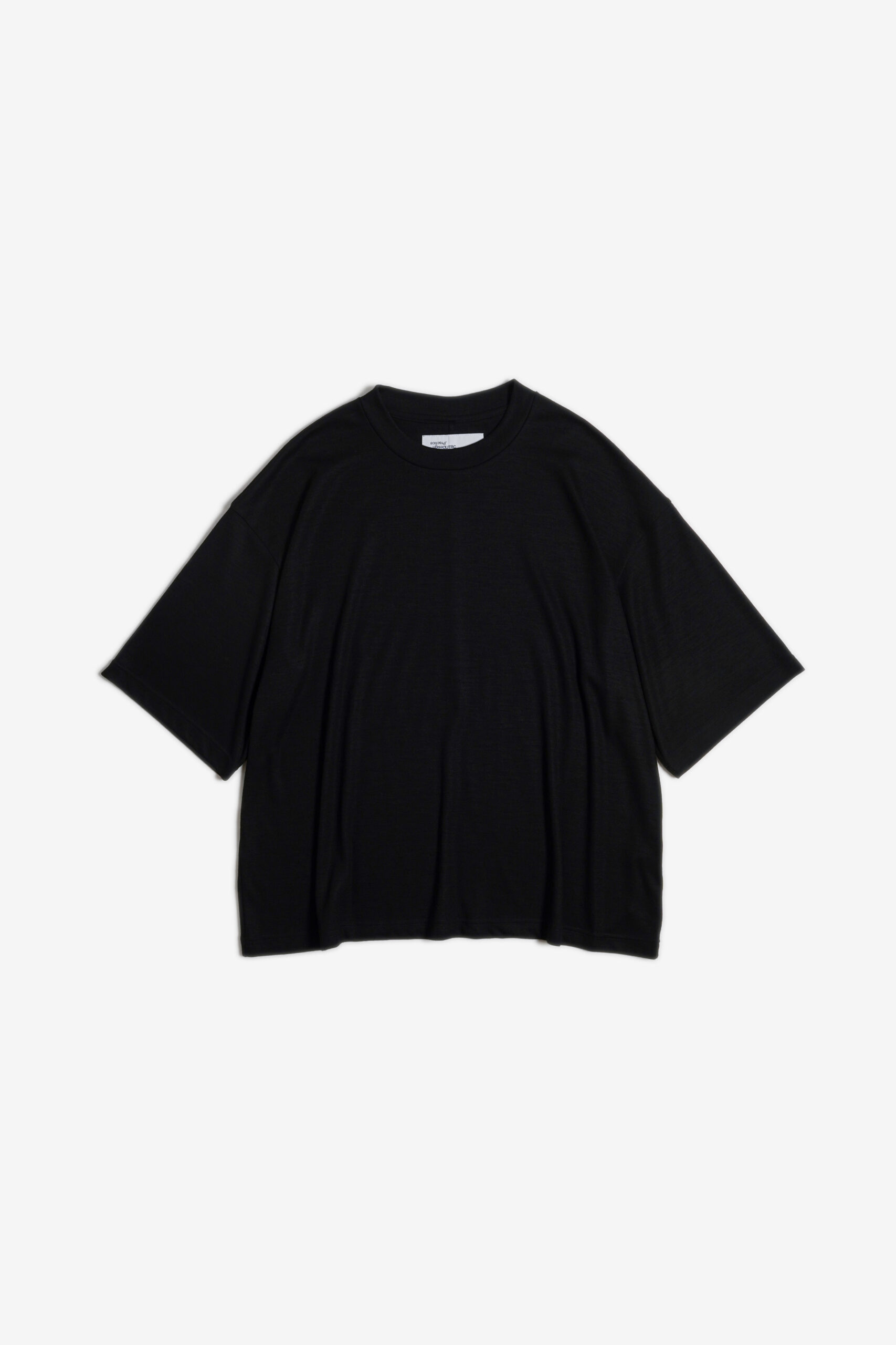 WOOL TEE S/S _260 BLACK