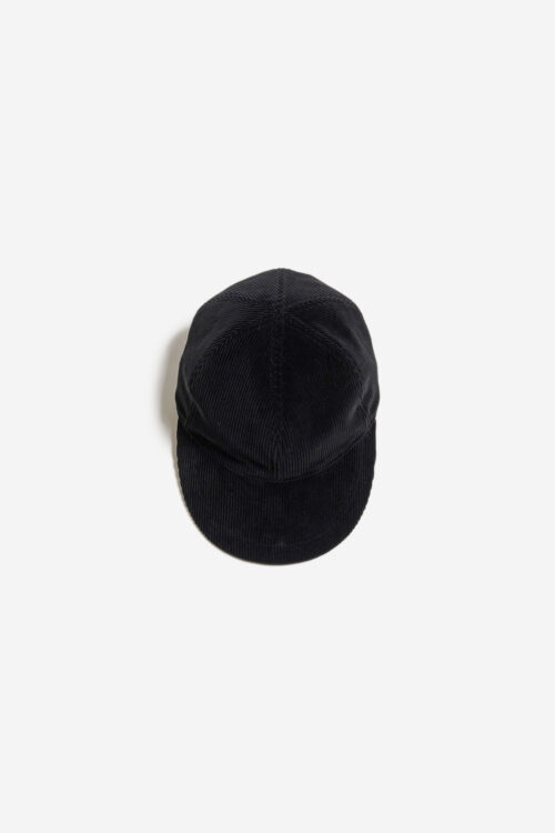 MILITARY CAP - CORDUROY - BLACK