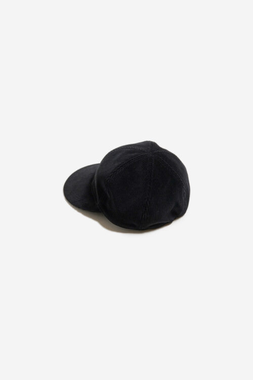 MILITARY CAP - CORDUROY - BLACK