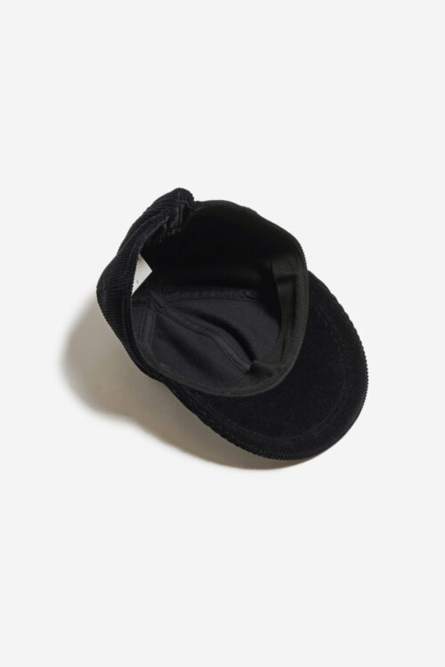 MILITARY CAP - CORDUROY - BLACK