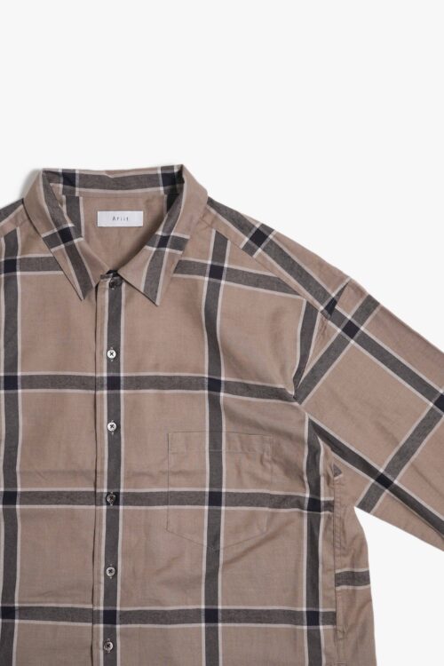 CHECK SHIRTS GREIGE