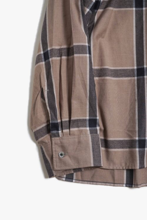 CHECK SHIRTS GREIGE
