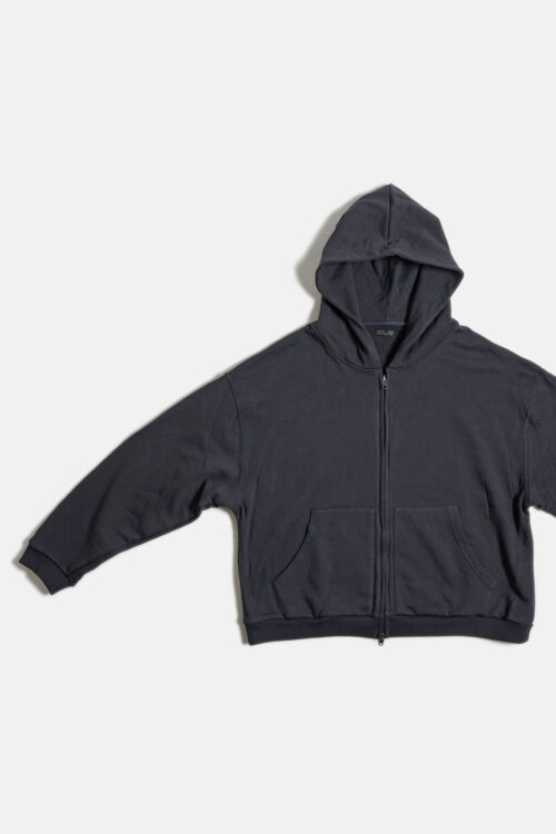 FADE SWEAT ZIP PARKA FADE GRAY