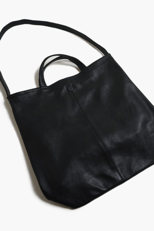 HANDLE SHOULDER BAG BLACK