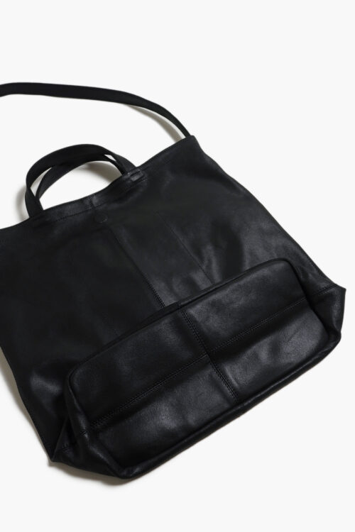 HANDLE SHOULDER BAG BLACK