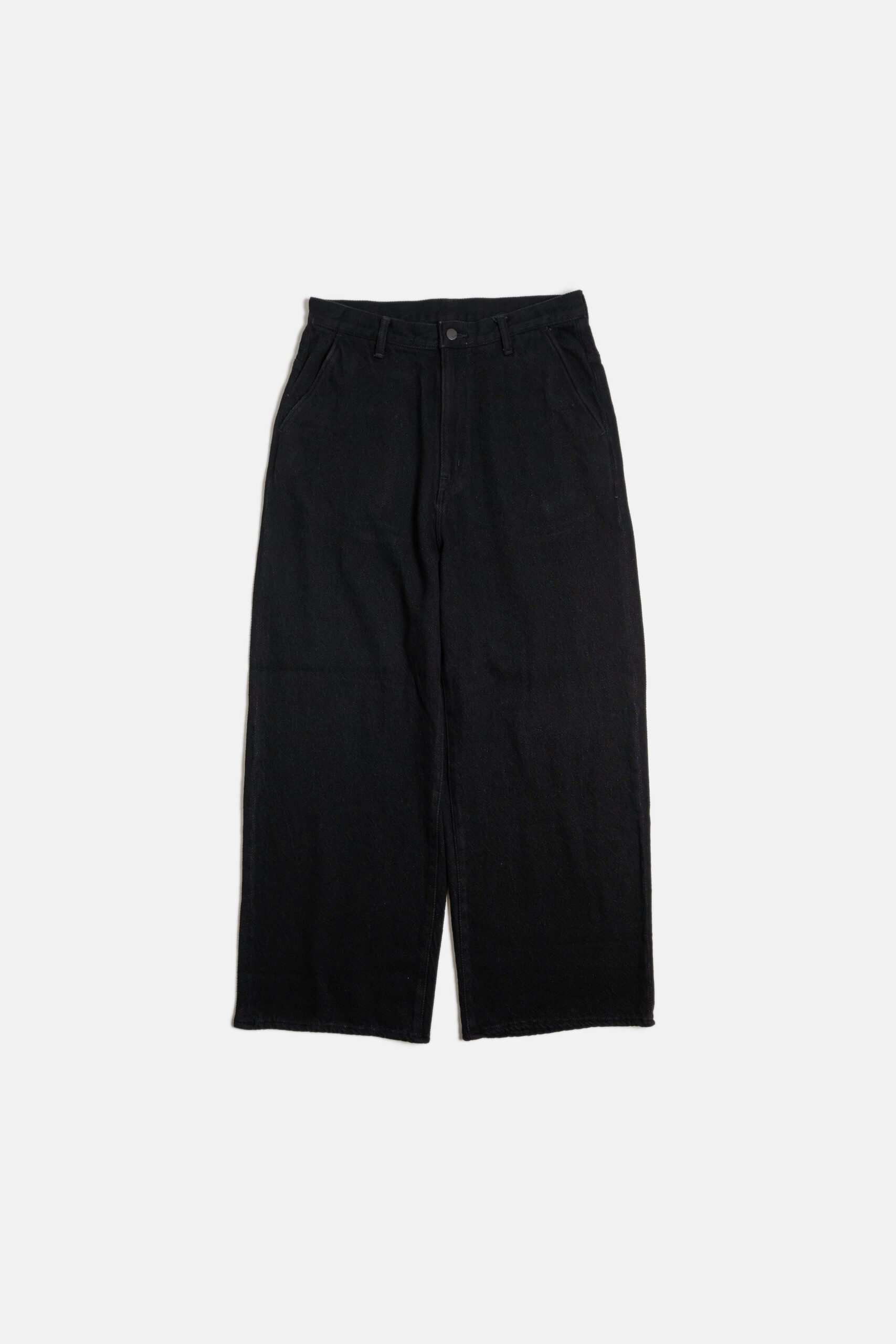 LOOSE DENIM PANTS BLACK