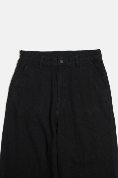 LOOSE DENIM PANTS BLACK