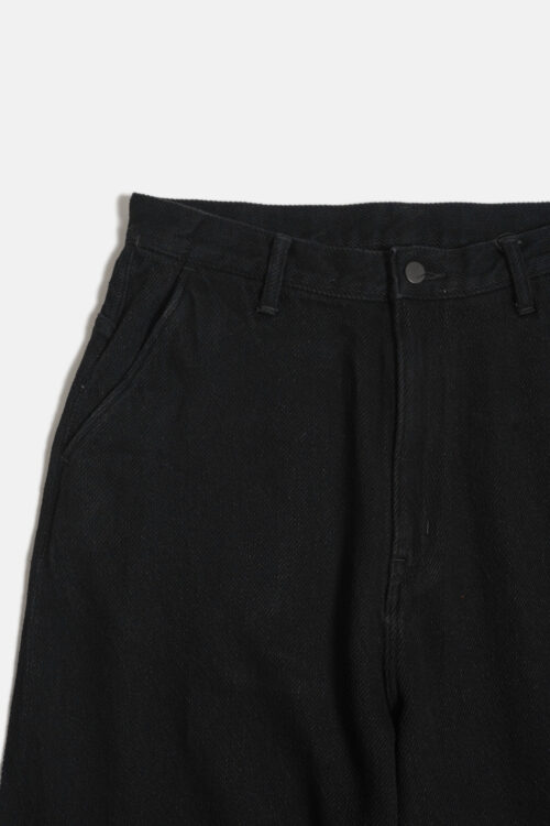 LOOSE DENIM PANTS BLACK