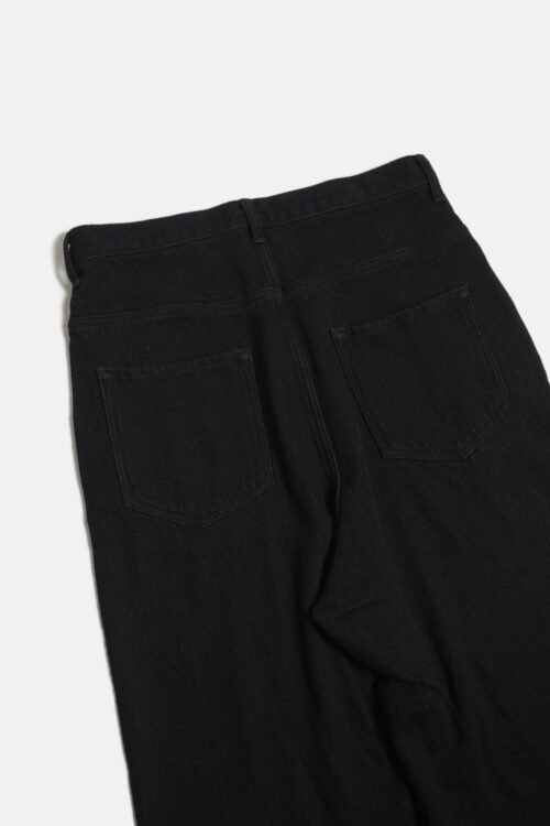LOOSE DENIM PANTS BLACK