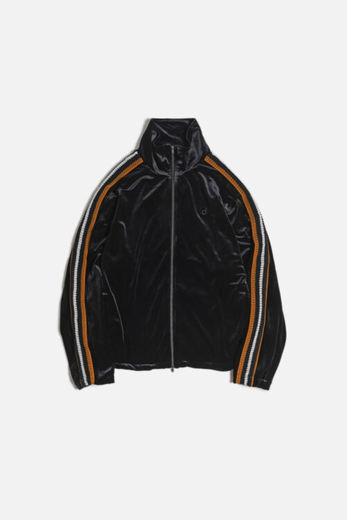 VELOUR TRACK JACKET BLACK