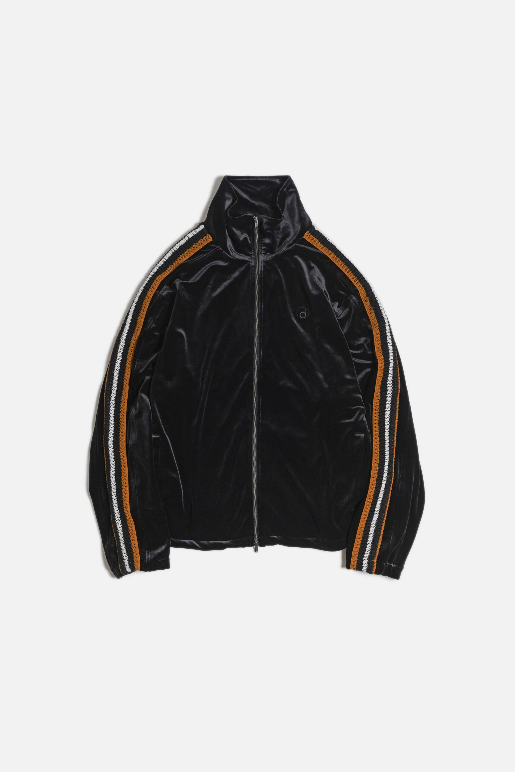 VELOUR TRACK JACKET BLACK