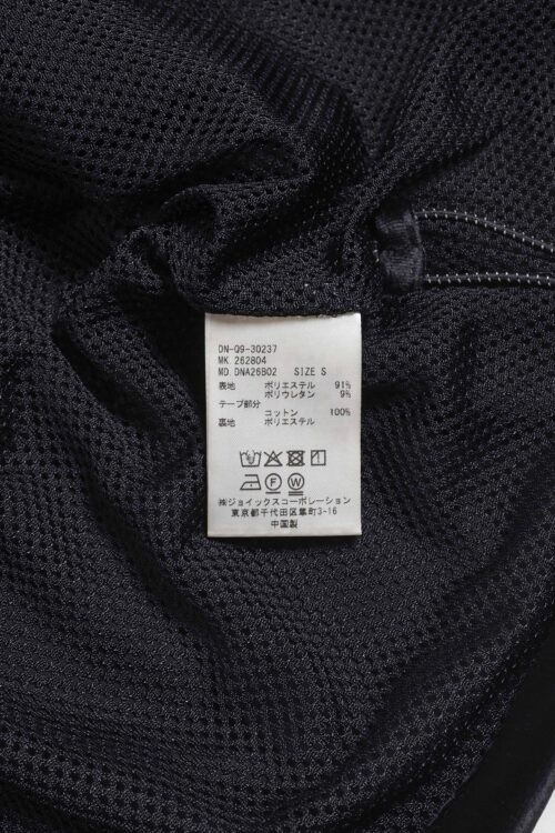 VELOUR TRACK JACKET BLACK